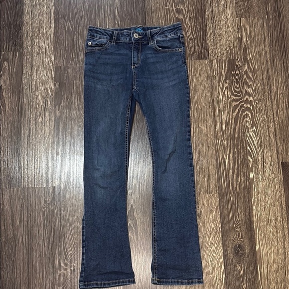 Girls bootcut dark denim jeans size 10 Thereabouts brand - Picture 1 of 4